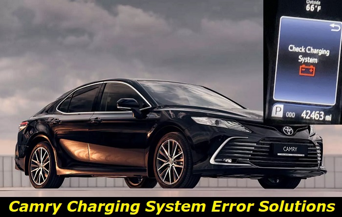 charging system fault toyota camry